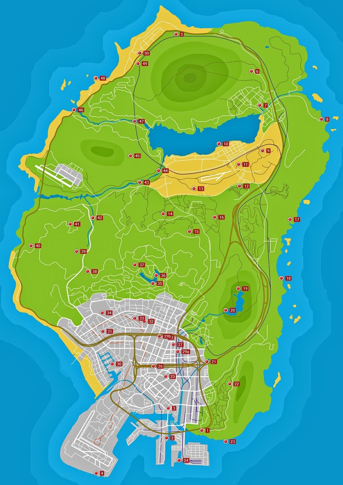 Localização de todas as partes da nave espacial em Grand Theft Auto V