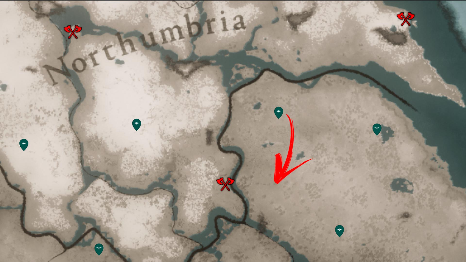 Assassin's Creed® Valhalla: Mapa do Tesouro de Lincolnshire 